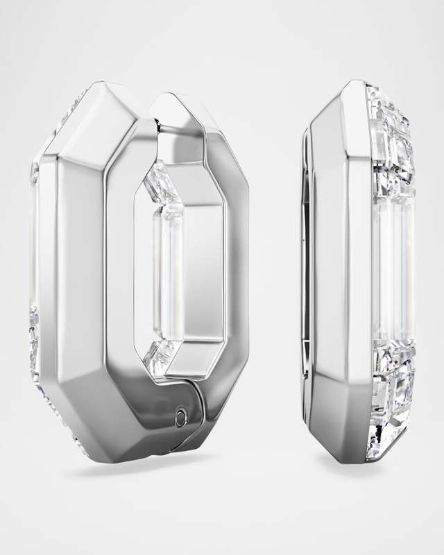 Octagon Small Lucent Hoop Earrings